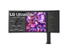 LG 38WQ88C-W - LED monitor - curved - 37.5" - 3840 x 1600 UWQHD+ @ 75 Hz - IPS - 300 cd/m² - 1000:1 - HDR10 - 5 ms - speakers