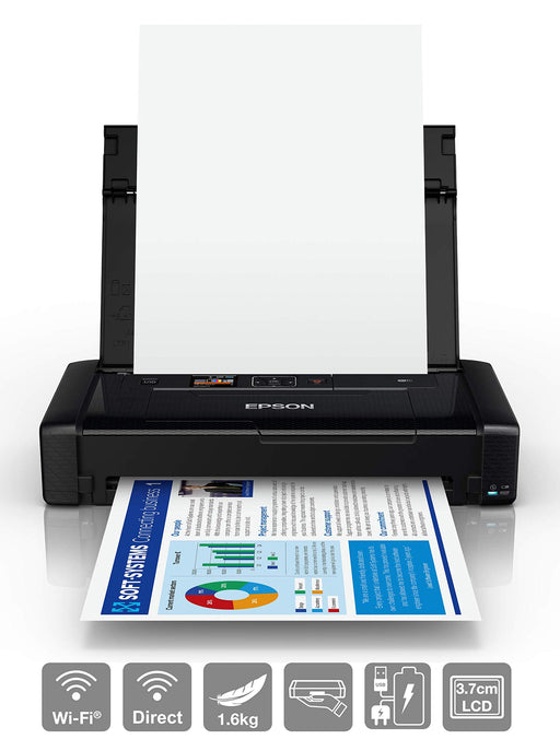 Best Value Epson WorkForce WF-110W Portable A4 Inkjet Printer