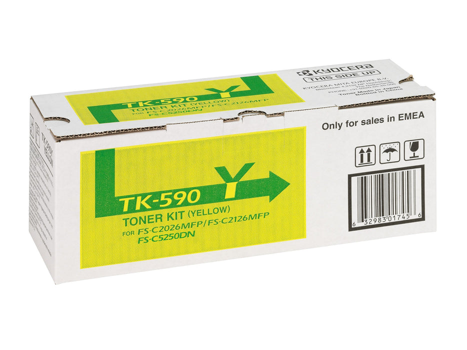 Best Value Kyocera 1T02KVANL0 TK-590Y toner cartridge 5,000 pages, yellow