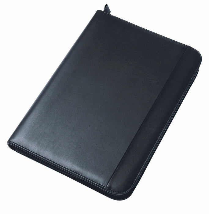 Best Value Collins Debden Ltd Ringbinder Folio with Zipper - Black