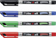 Best Value Permanent Marker - STABILO Write-4-all Wallet of 4 fine assorted colours