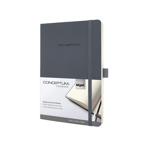 Best Value Sigel CONCEPTUM A5 Lined Softcover Notebook - Dark Grey