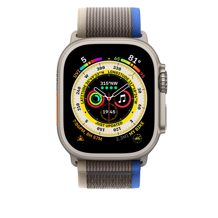 Apple - Loop for smart watch - 49 mm - M/L size - blue-grey