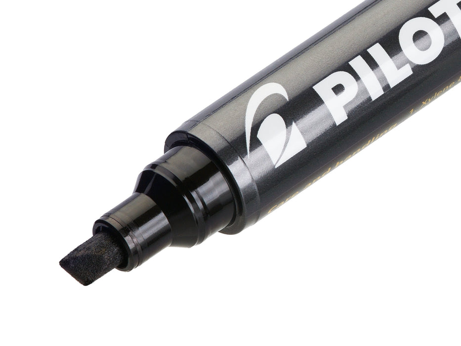 Best Value Pilot 400 Series, 4.5mm Chisel Tip Permanent Marker- Black (Box of 20)