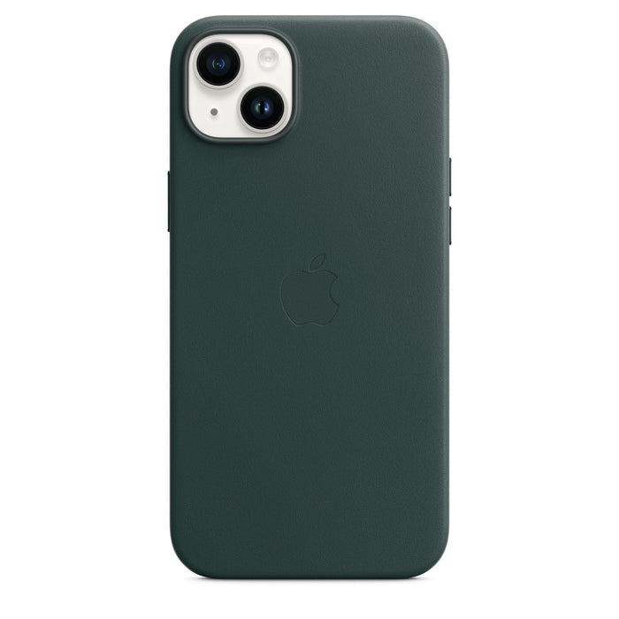 Apple - Back cover for mobile phone - MagSafe compatibility - leather - forest green - for iPhone 14 Plus