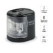 Best Value Rapesco 1449 Automatic Electric USB/Battery Pencil Sharpener, Black