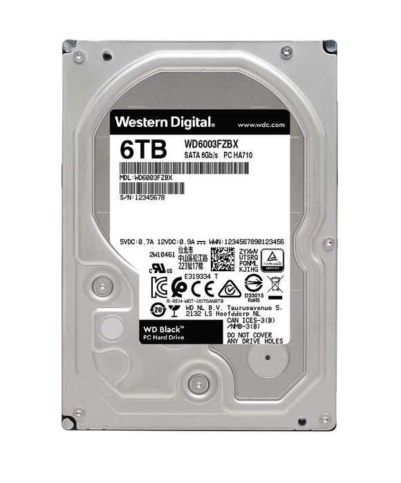 Best Value Western Digital 6 TB SATA 3.5 Hard Drive - Black