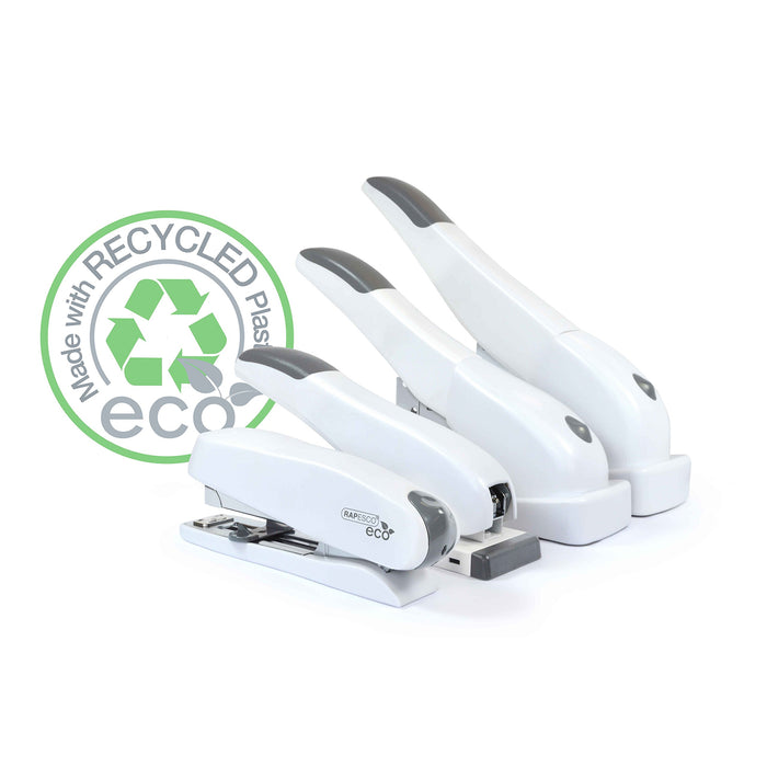 Best Value Rapesco ECO HD-100 Heavy Duty Stapler, White