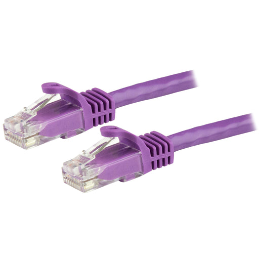 Best Value StarTech.com 15m Purple Gigabit Snagless RJ45 UTP Cat6 Patch Cable - 15 m Patch Cord - Cat 6 Patch Cable (N6PATC15MPL)