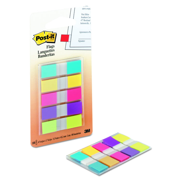 Best Value Post-It 624185 Small Index Flags, Multi-Coloured, Pack of 100