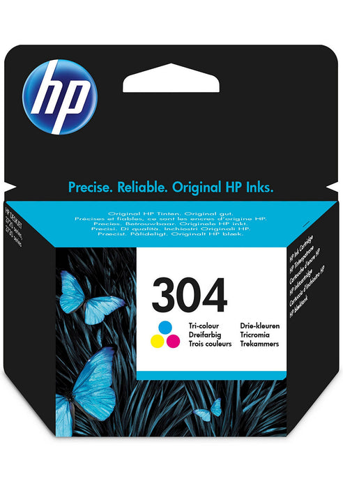 Best Value HP N9K05AE 304 Original Ink Cartridge, Tri-color, Pack of 1