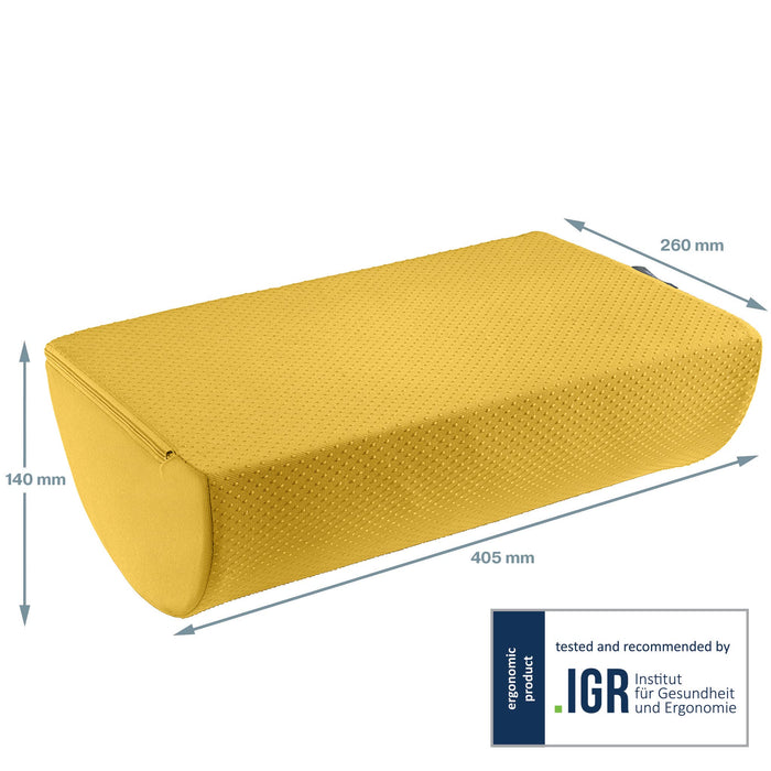 Leitz Ergo Cosy Desk Foot Rest Warm Yellow 53710019