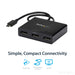 Best Value StarTech.com 3-Port USB-C to DisplayPort MST Hub - 4K 30Hz - Multi-Monitor Video Splitter - Thunderbolt 3 Compatible (MSTCDP123DP)