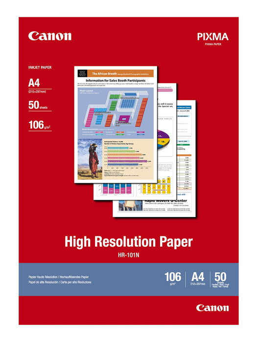 Best Value Canon High Resolution Paper 50Sheet A4