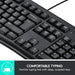 Best Value Logitech K120 Wired Keyboard for Windows, USB Plug-and-Play, Full-Size, Spill Resistant, Curved Space Bar PC/Laptop, QWERTY UK Layout - Black