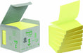 Best Value Post-it R330-1B Recycled Z-Notes Tower Pack, 6 Pads Per Pack, 76mm x 76mm (100 Sheets Per Pad)