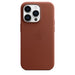 Apple - Back cover for mobile phone - with MagSafe - leather - umber - for iPhone 14 Pro