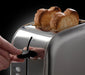 Best Value Russell Hobbs Futura 2-Slice Toaster 18780 - Stainless Steel Silver