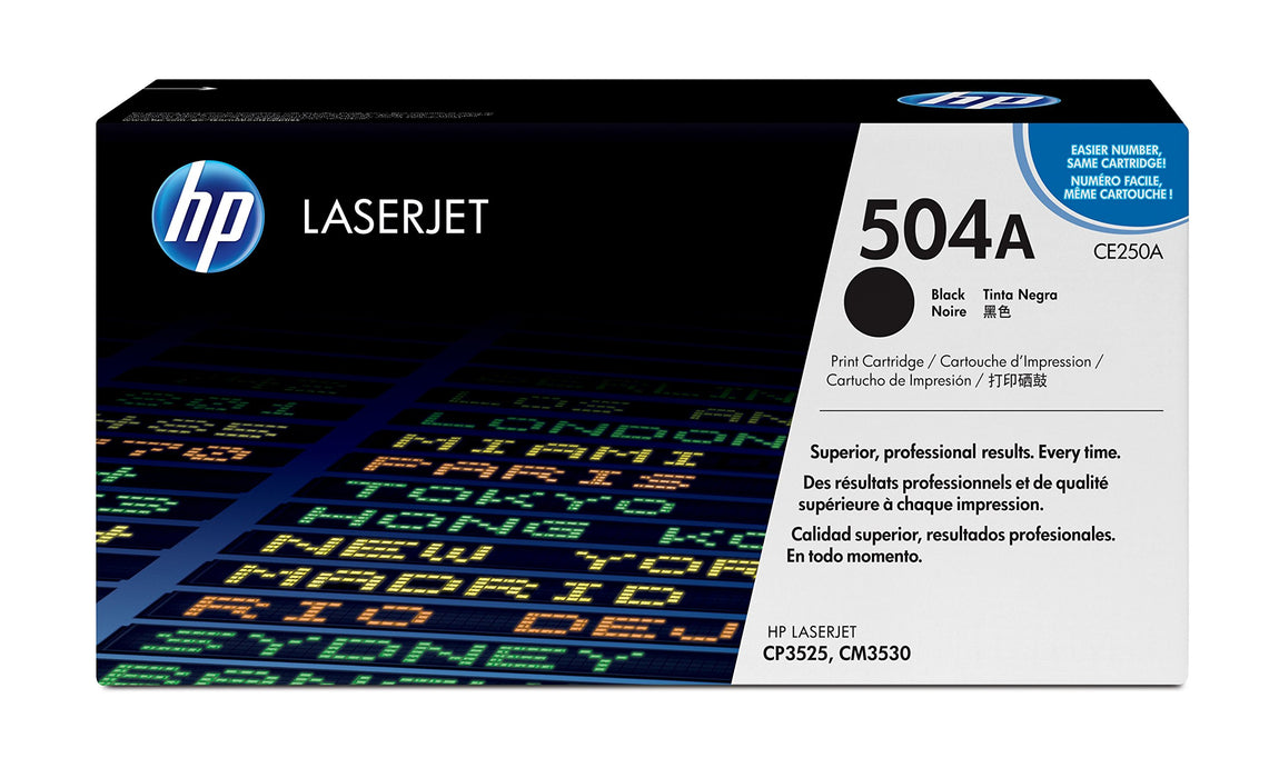 Best Value HP CE250A 504A Original LaserJet Toner Cartridge, Black, Pack of 1