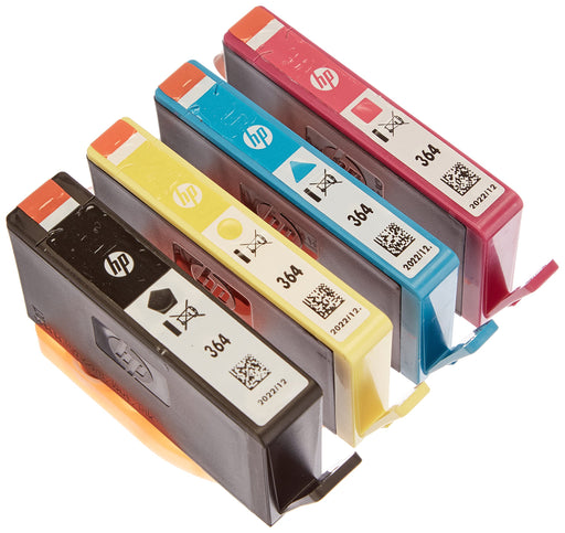 HP 364 - 4-pack - black, yellow, cyan, magenta - original - blister - ink cartridge - for Deskjet 35XX, Photosmart 55XX, 55XX B111, 65XX, 65XX B211, 7510 C311, B110, Wireless B110