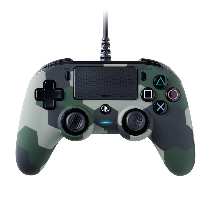 Nacon Wired Compact Controller Camo Green PS4