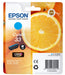 Best Value EPSON 33 Claria Oranges Premium Ink Cartridge, Cyan, Genuine, Amazon Dash Replenishment Ready