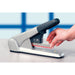 Best Value Leitz Heavy Duty Stapler, 80 Sheet Capacity, Ergonomic Metal Body, Includes Staples, 55510084 - Silver