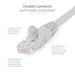 StarTech 2m CAT6 Ethernet Low Smoke Zero Halogen 10 Gigabit Grey UTP Network Cable