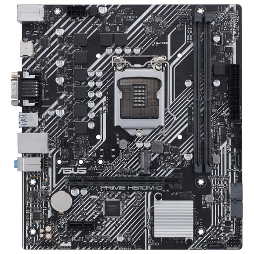 ASUS PRIME H610M-K D4 - Motherboard - micro ATX - LGA1700 Socket - H610 Chipset - USB 3.2 Gen 1, USB 3.2 Gen 2 - Gigabit LAN - onboard graphics (CPU required) - HD Audio (8-channel)