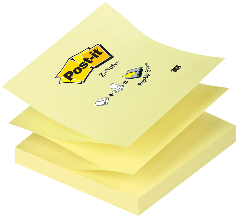 Best Value Post-it 218670 Z Notes 76x 76mm Canary Yellow Ref R330YE