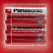 Panasonic Zinc Batteries AAA R03 1.5V (Pack 4) - PANAR03RB4