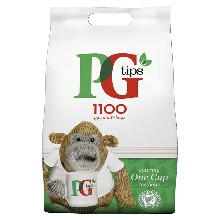 Best Value PG Tips One Cup Pyramid Tea Bags (Total 1100 Tea Bags)