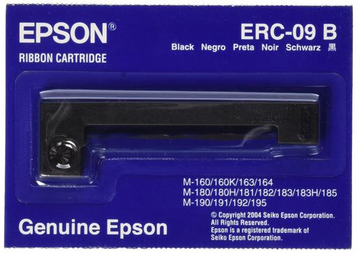 Best Value Epson Ribbon ERC-09 for M160 163 164 180, Black, Genuine, Amazon Dash Replenishment Ready