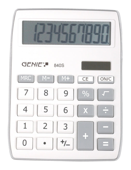 Best Value Genie 12262 Desktop Calculator - Silver