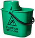 Best Value Contico 15 Litre Professional Socket Mop Bucket with High Profile Wringer - Green