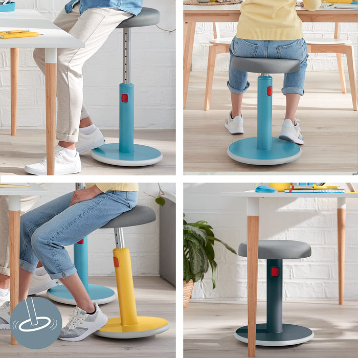 Leitz Ergo Cosy Active Sit Stand Stool Warm Yellow 65180019