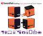 Best Value Swordfish 40253 VariPlug Dual USB Universal Travel Plug Adapter/Charger - Orange