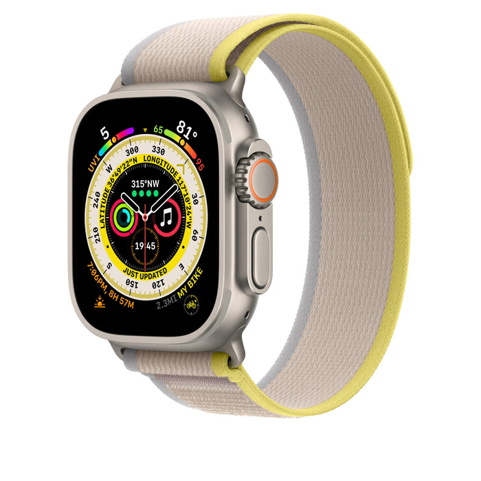 Apple - Loop for smart watch - 49 mm - M/L size - yellow/beige