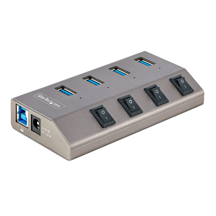 StarTech.com 4-Port Self-Powered USB-C Hub 4x BC 1.2