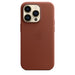 Apple - Back cover for mobile phone - with MagSafe - leather - umber - for iPhone 14 Pro