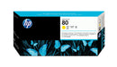 Best Value HP Original C4823A Print Head + Cleaner No 80 Yellow