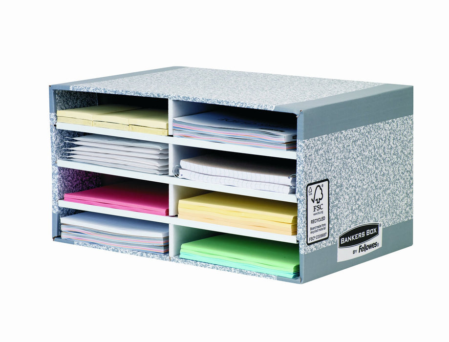 Best Value Bankers Box System Desktop Sorter - Grey, Pack of 5