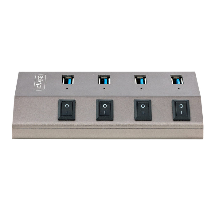 StarTech.com 4-Port Self-Powered USB-C Hub 4x BC 1.2