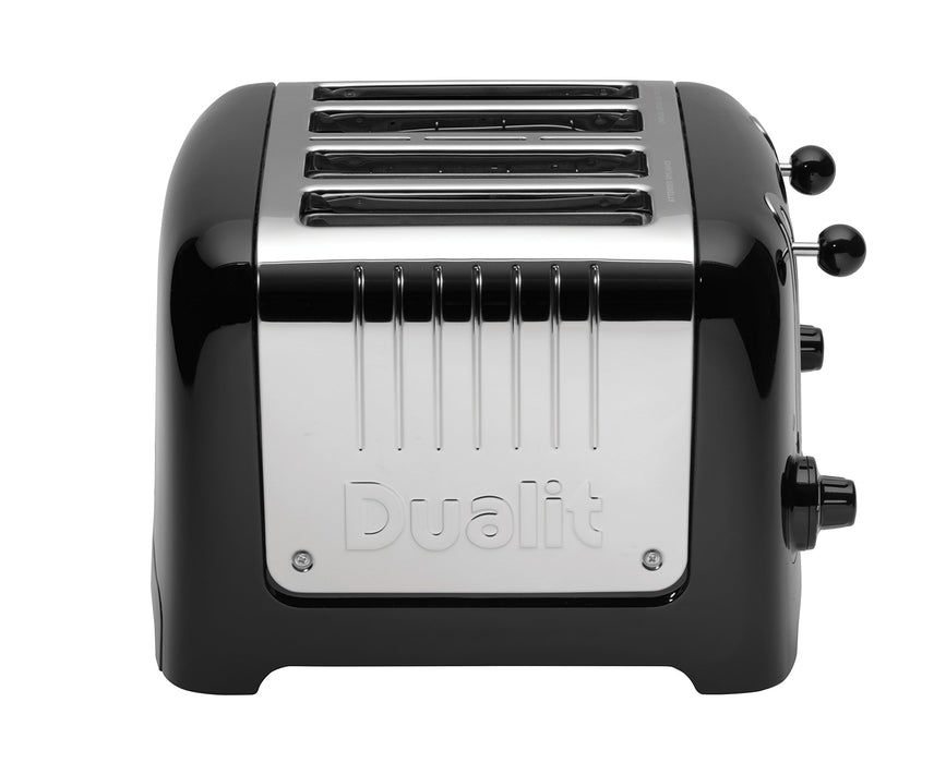 Best Value Dualit 46205 4 Slot Lite Toaster in Black Finish