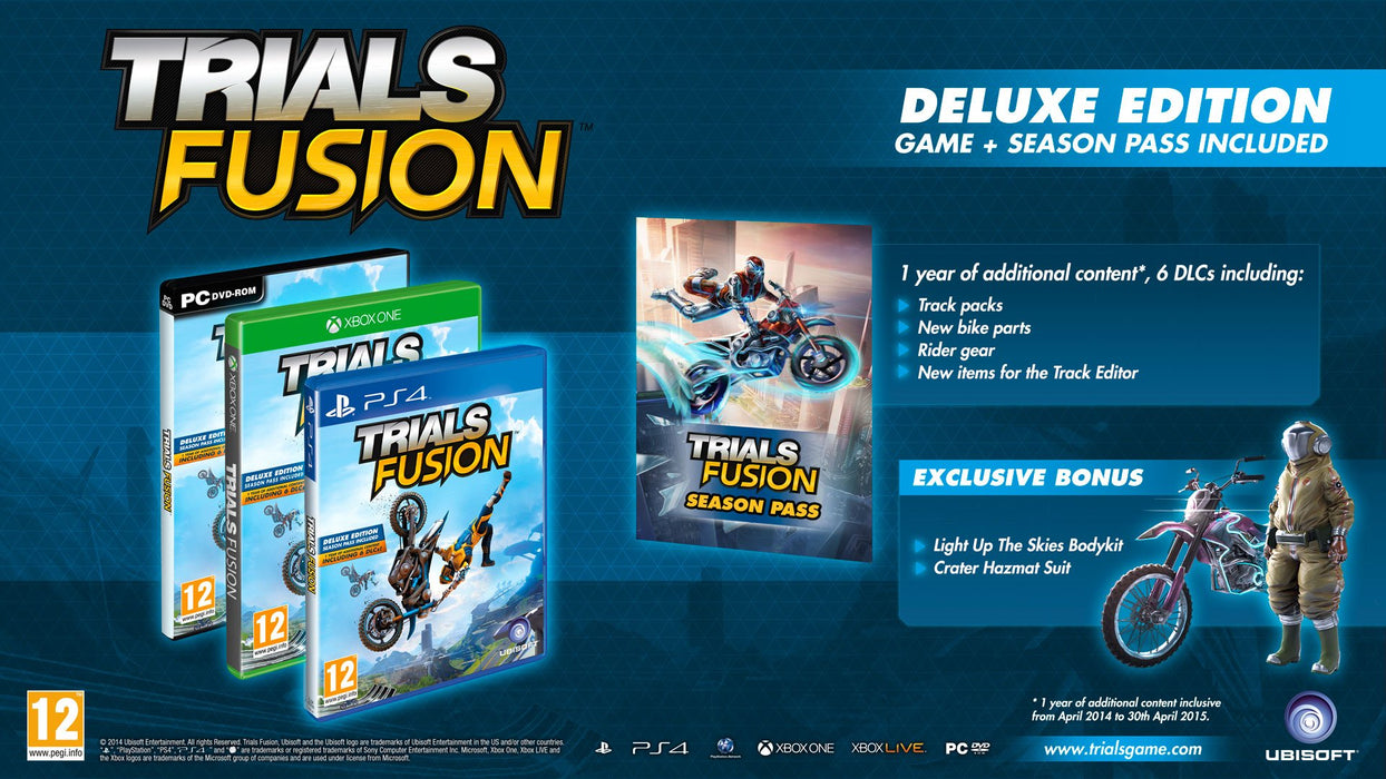 Trials Fusion + Season Pass PC EN EU PEGI