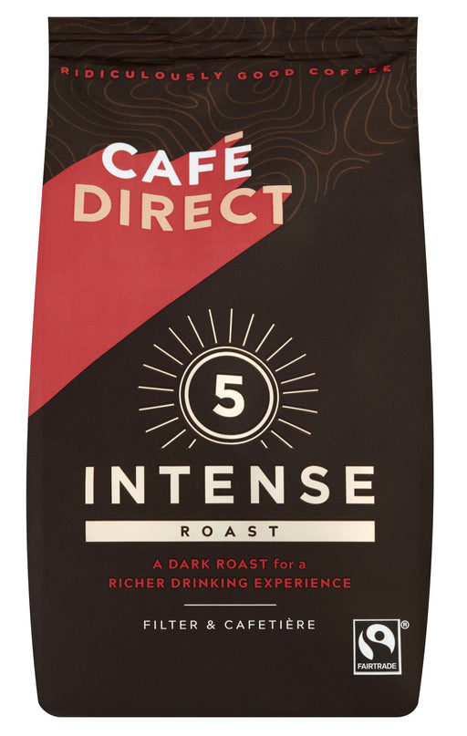 Best Value Cafdirect Intense Roast Fairtrade Ground Coffee 227g (Pack of 3)