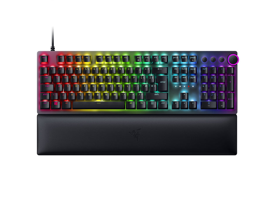 Razer Huntsman V2 Linear Optical Red Switch QWERTY UK Layout USB Wired Gaming Keyboard