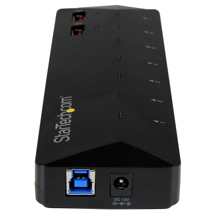 Best Value StarTech.com 9 Port USB 3.0 Hub - 7 x USB-A, 2 x USB-A Fast Charge Ports - Multi Port Powered USB Charging Station (ST93007U2C)