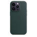 Apple - Back cover for mobile phone - with MagSafe - leather - forest green - for iPhone 14 Pro