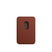 Apple - Wallet for mobile phone / credit card - with MagSafe - leather - umber - for iPhone 12, 13, 14